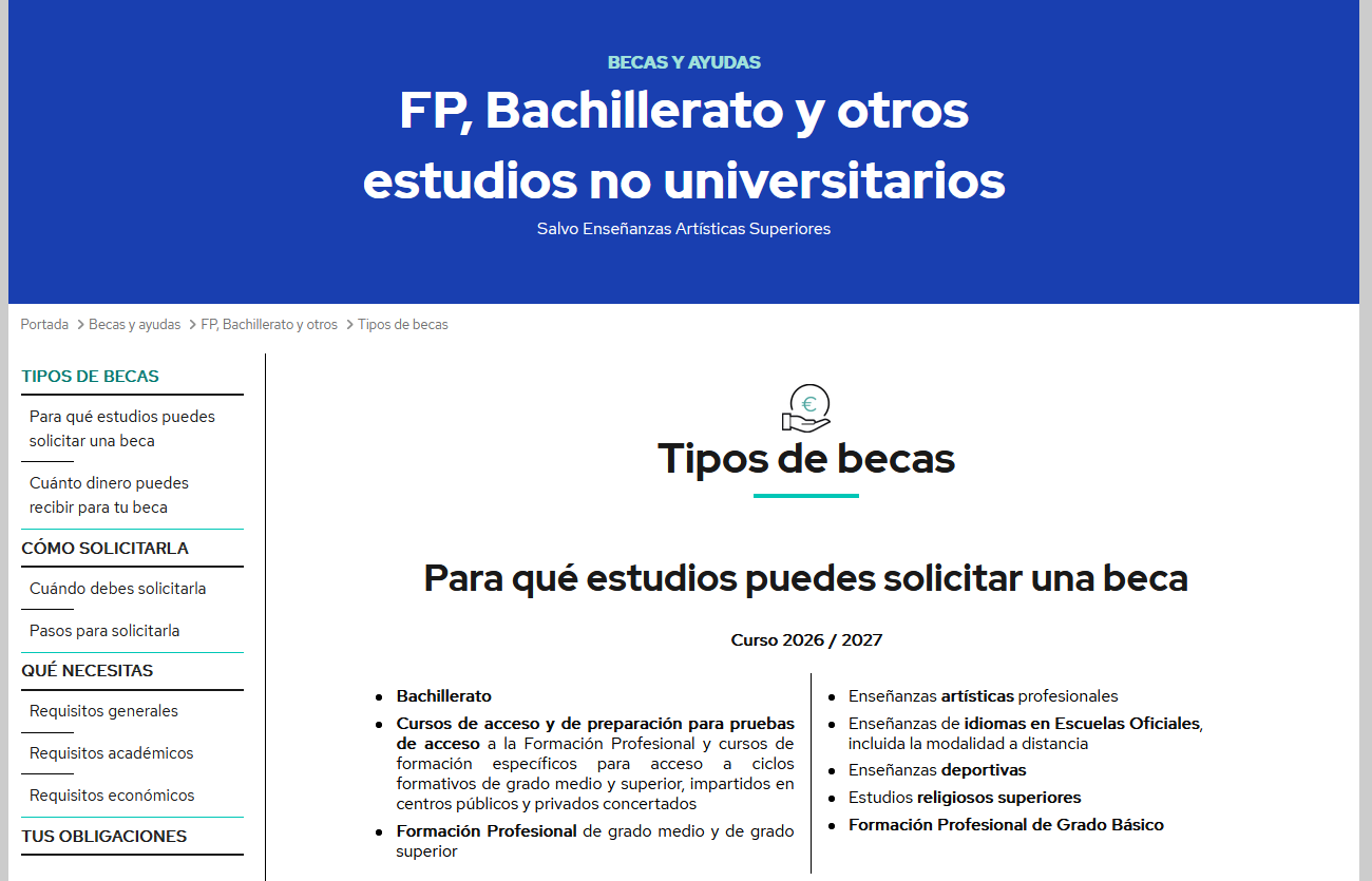 Becas MEC